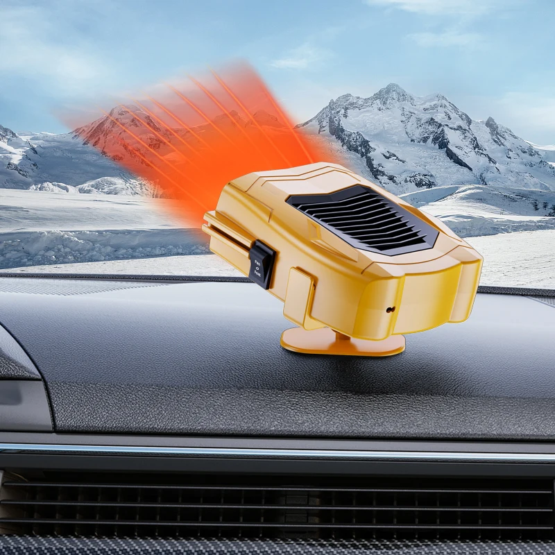 Миниатюрный Электрический воздушный обогреватель 12 В энергосберегающий вентилятор нагреватель портативный