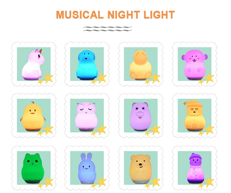 Factory Direct Selling Home Portable Hand Free LED wireless Speaker With Touch Night Light - ANKUX.COM
