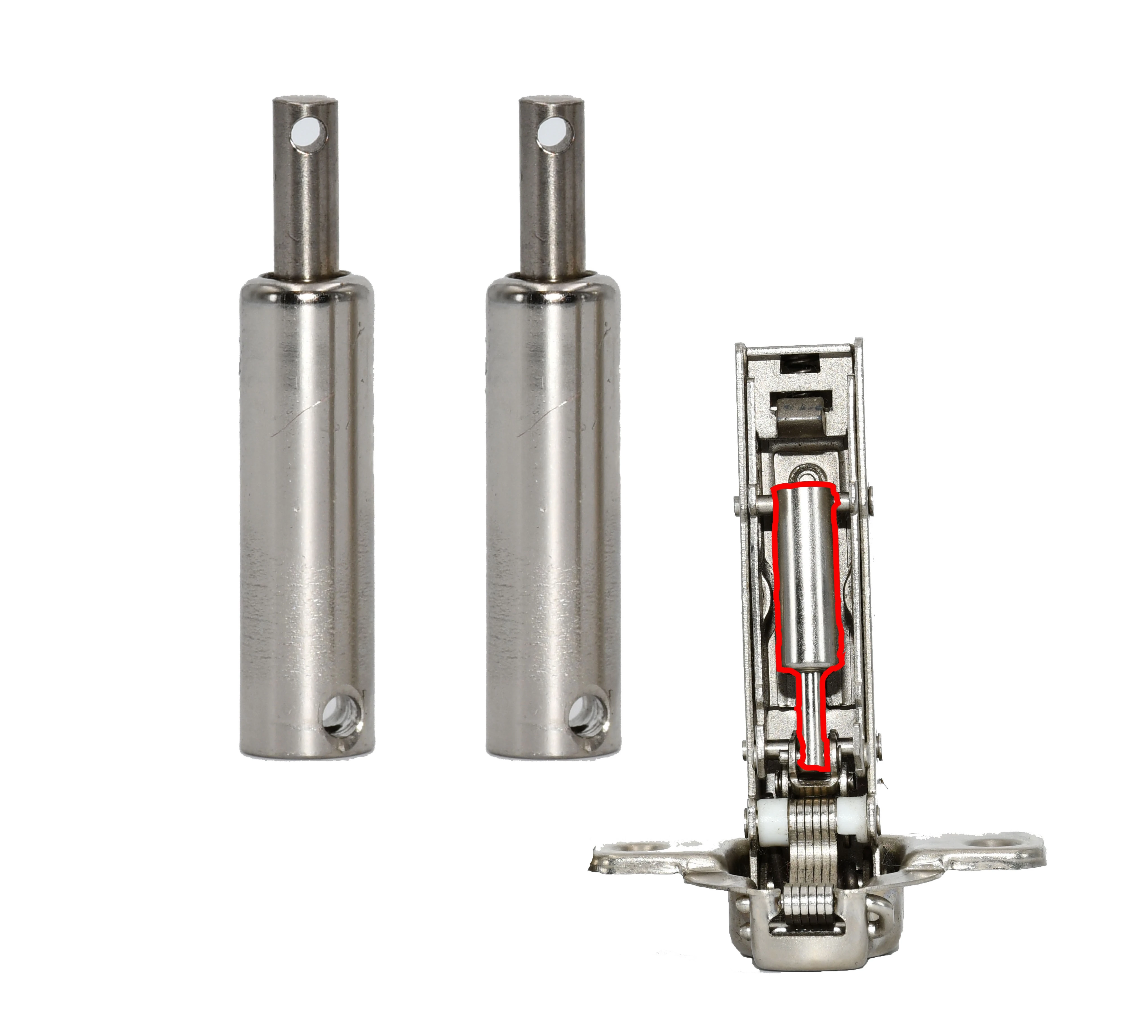 Heavy Duty Furniture Parts Soft Close Piston Damper Hydraulic Sliding