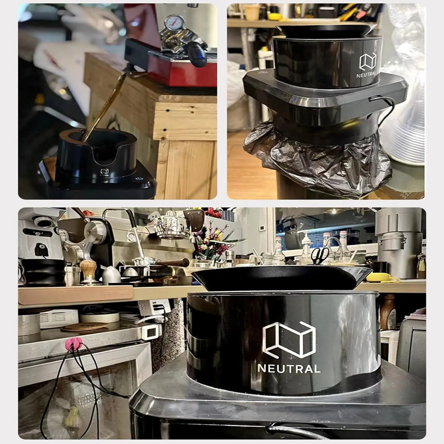Automatic Coffee Grounds Cleaning Machine Portafilter Cleaning Machine-knock Box Espresso Coffee Espresso Machine Accessories supplier