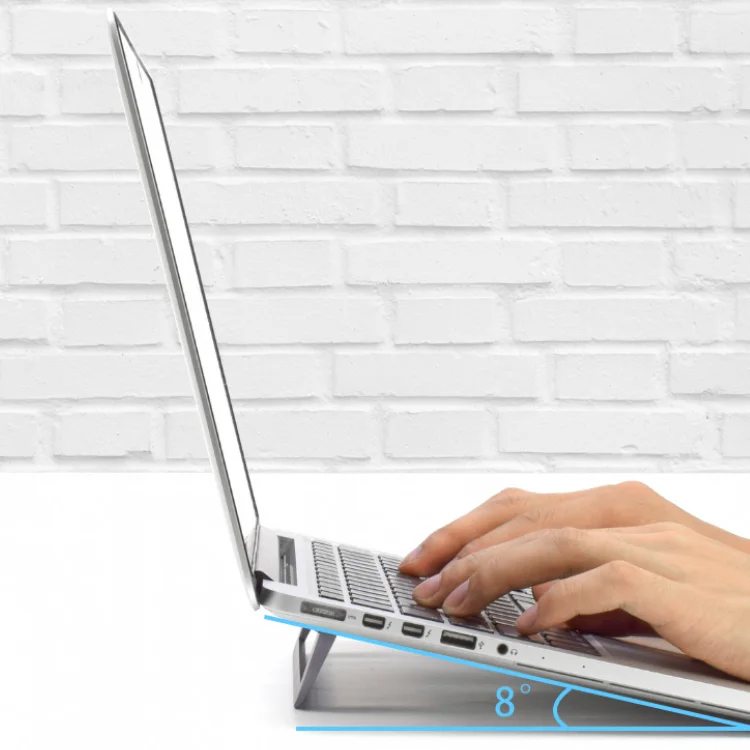 Global Bridge Aluminum alloy laptop stand  foldable simply desktop notebook holder