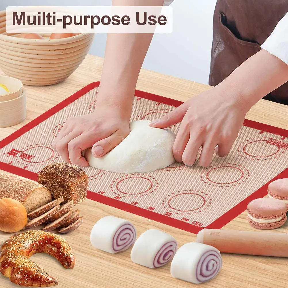 Индивидуальный устойчивый к высоким температурам не липкий силиконовый коврик для