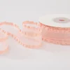 Rose pastel-2,5 cm, 10 mètres par rouleau