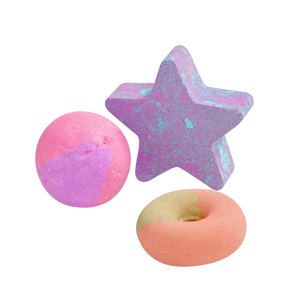 Лидер продаж на Amazon, ручная работа, сладкие ягоды, Бомбочки для спа-ванны, Бомбочки для ванны в форме торта в форме звезды