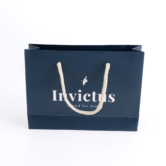 Recyclable Biodegradable Custom Paper Bags Jewelry Gift Bag with Your Own Logo Handles Luxury Art Paper Packaging Shopping bag details