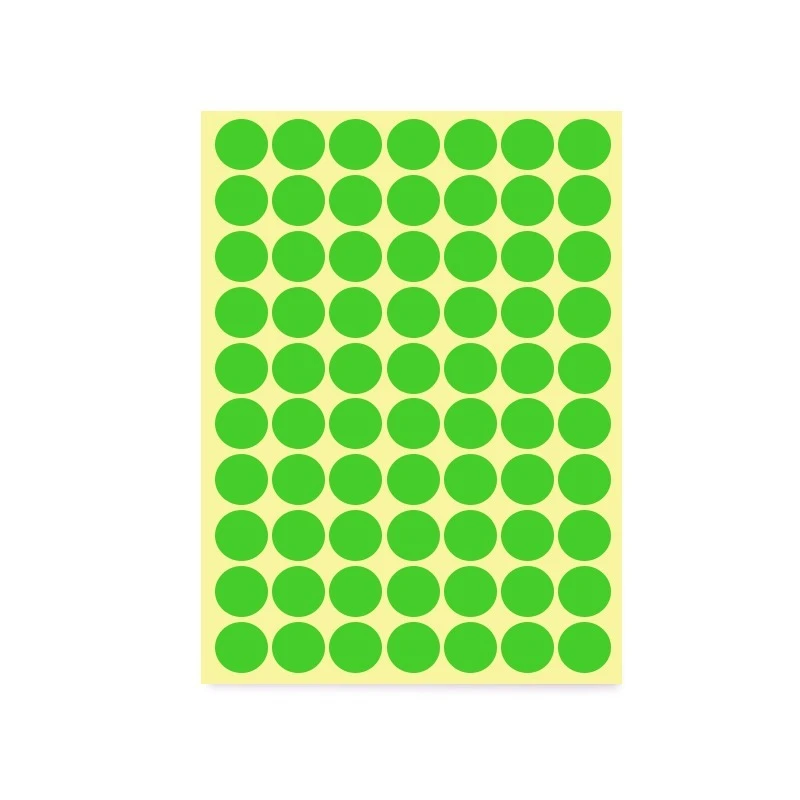 HERMA Dot Stickers Green, 100 Labels, 19 Mm, 20 Labels Per Sheet, Self-Adhesive Round Colour Marking Dots, Sticky Circle Stickers For Color Coding Calendar - View #11