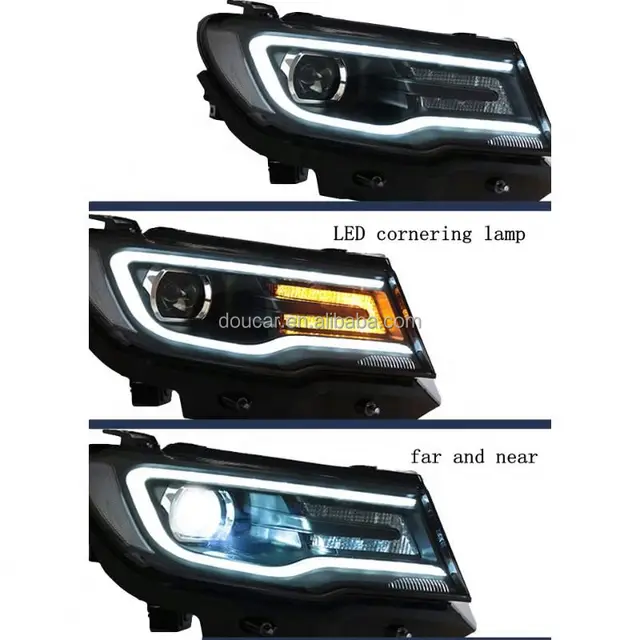 DOUCAR JEEP Compass Headlights Quality Direct Sales From Manufacturer Headlamps For 2015-22 Headlights Led Modification