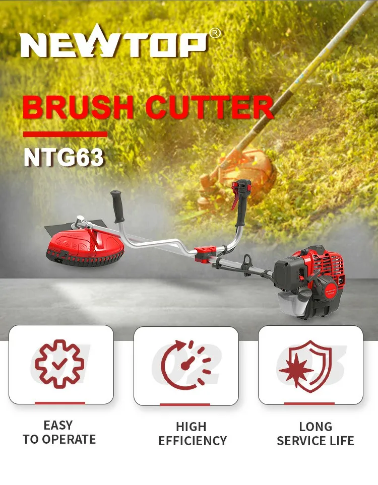 41.5cc Grass Brush Cutter With 2stroke Engine Petrol Strimmer - Buy ...