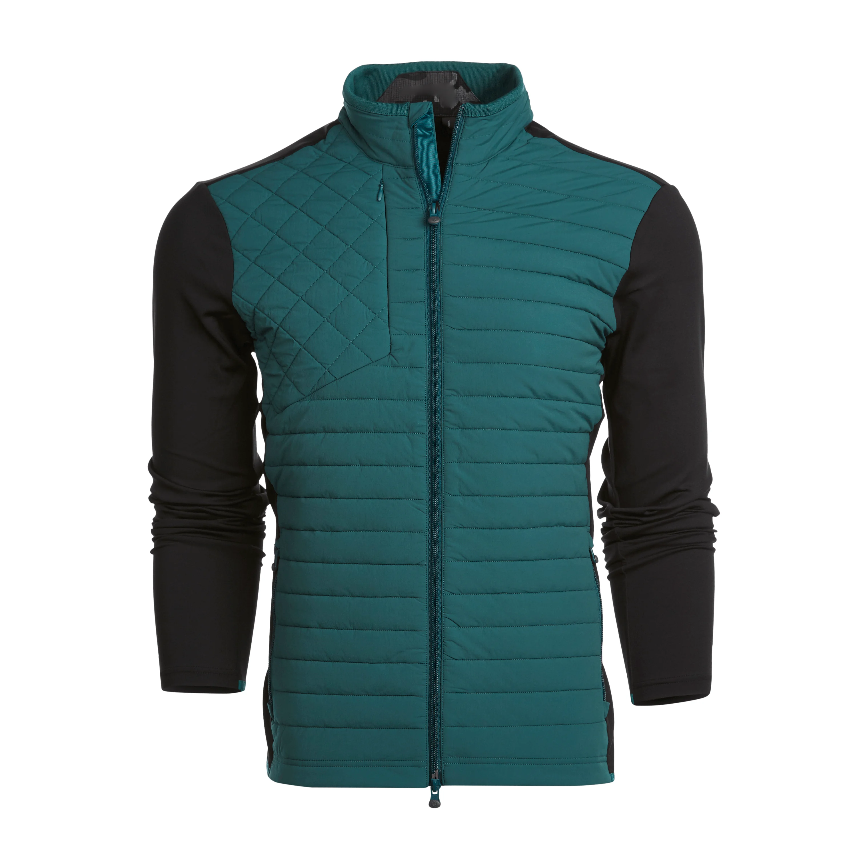 Golf Apparel Custom Windproof Polyester Casual Golf Quilted Jacket For