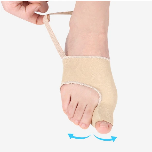 High Quality SEBS Elastic Soft Thumb Valgus Correction Comfortable Cloth Forefoot Pad