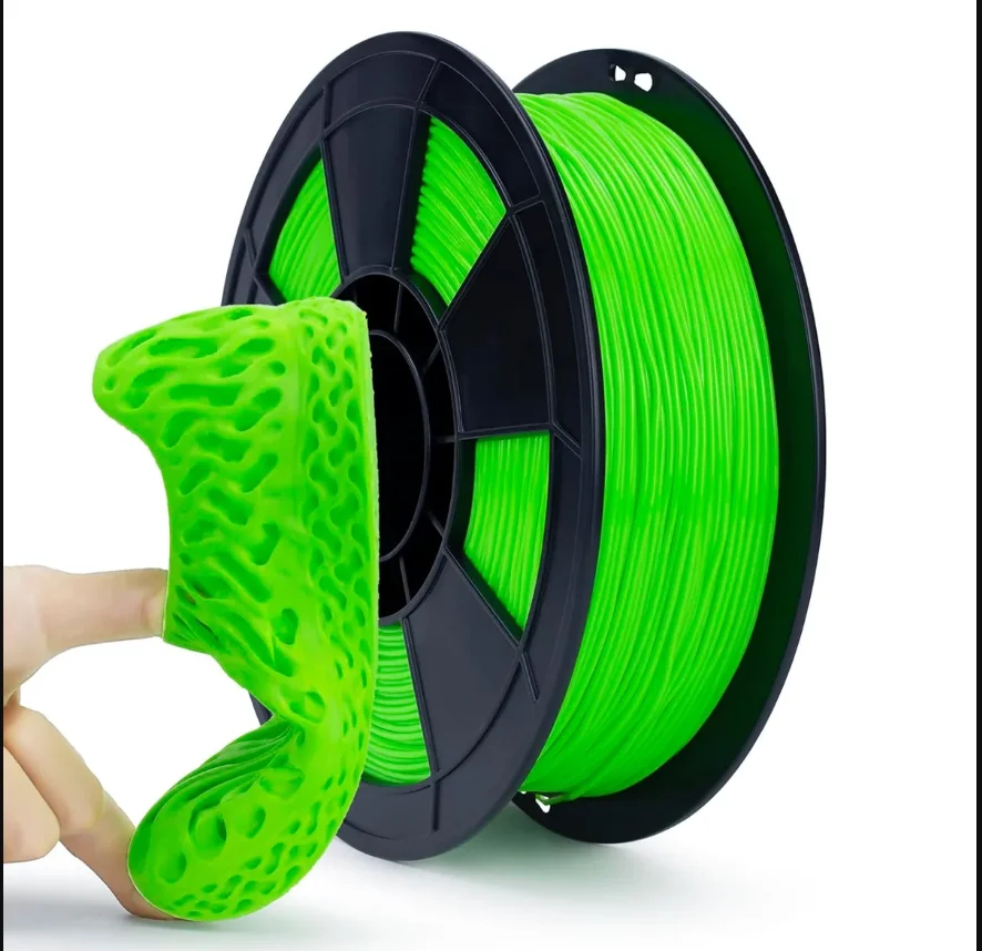 Factory Price Soft TPU 95A Filament 1.75mm 1kg, Flexible 3D Printer Consumables for Shoe Soles and Insoles with High Elasticity