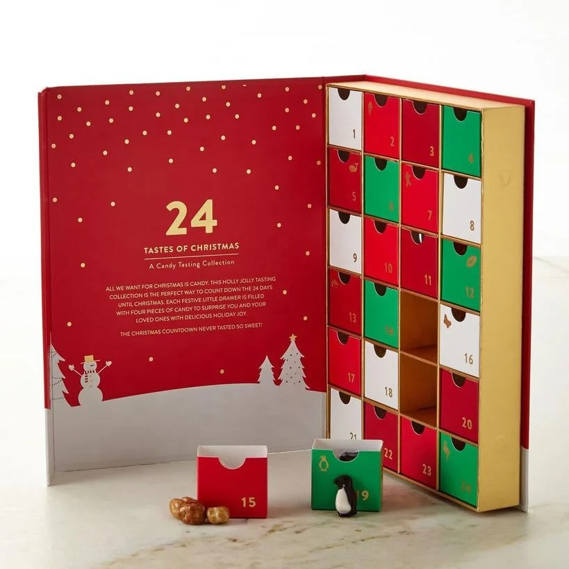 Wholesale Custom Advent Calendar Countdown Box Paper Advent Calendar ...