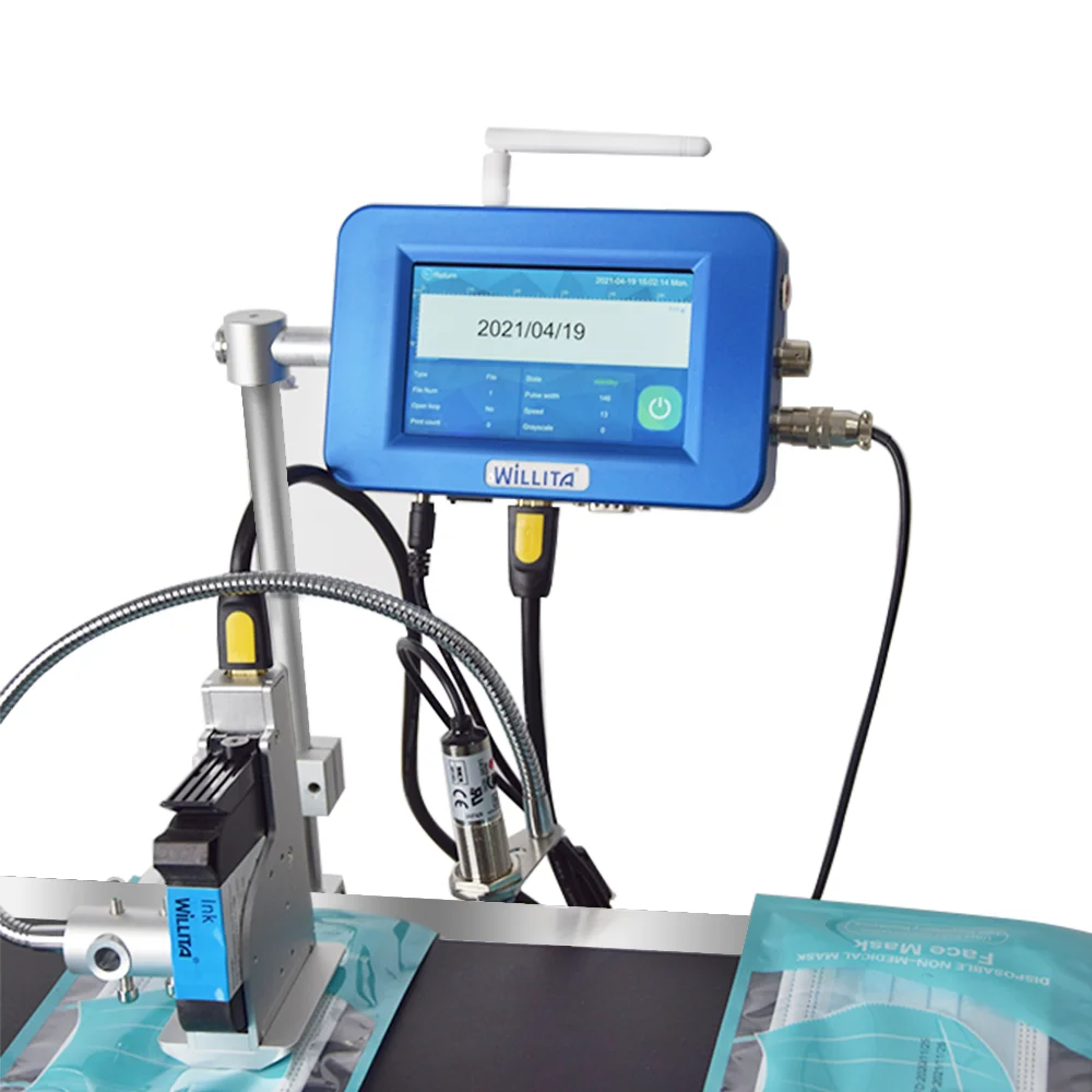 Multi Language Online Inkjet TIJ Printer Date Number on Carton Box for Production Line