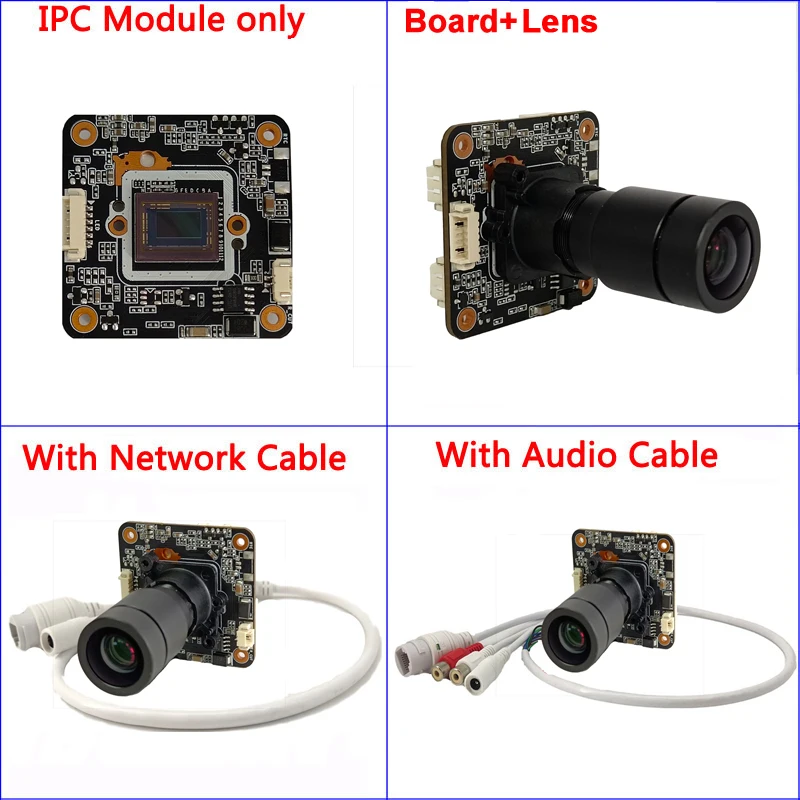 IMX347 CMOS Sensor 4MP AI Black light HD Network Camera Module