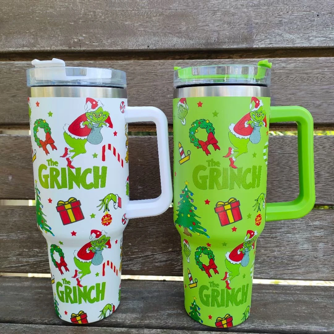 Custom 3d Printing Grinch Quencher Flowstate Stainless Steel Coffee 