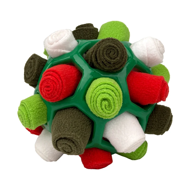 Interactive Pet Toys Dog Snuffle Ball With Bite Resistant Rope Slow Feeder Dog Chew Toy For Training Dog Balls supplier