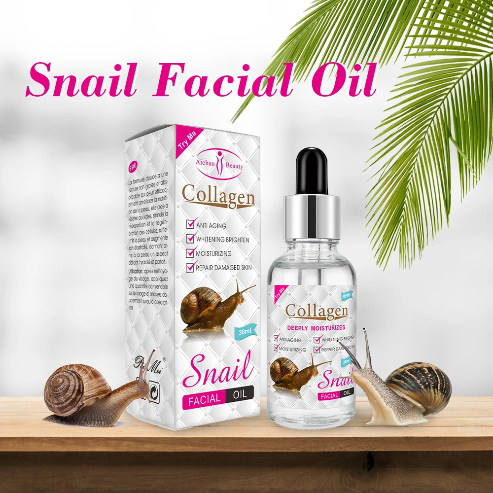 Huile De Bave D'Escargot 100% Pure Et Naturelle Achifayne - 30 Ml Pour Soin De La Peau Maroc