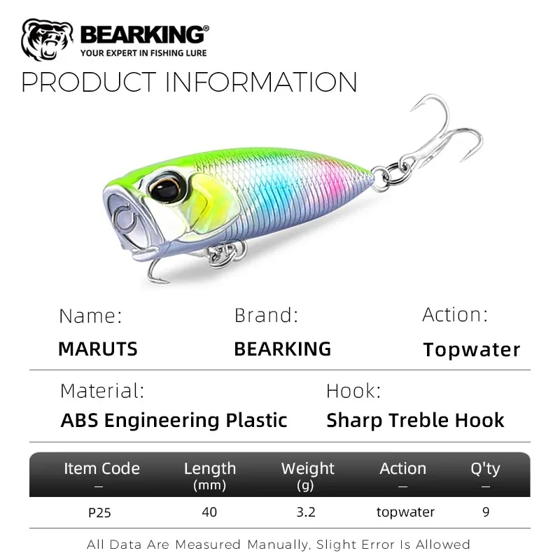 Bearking Trout Wobbler 40mm 4cm 3.2g Mini Lure Fishing Lures Small Realistic Trout Lure Soft Baits Wholesale Bearking Trout Wobbler 40mm 4cm 3.2g Mini Lure Fishing Lures Small Realistic Trout Lure Soft Baits Wholesale