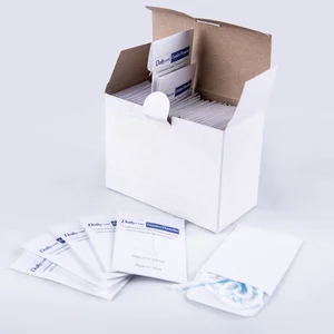 Daily Care Flexible Super Bubble Floss with Threader Paper Bag 10pcs Portable Travel Expending Floss for Orthodontic Clean