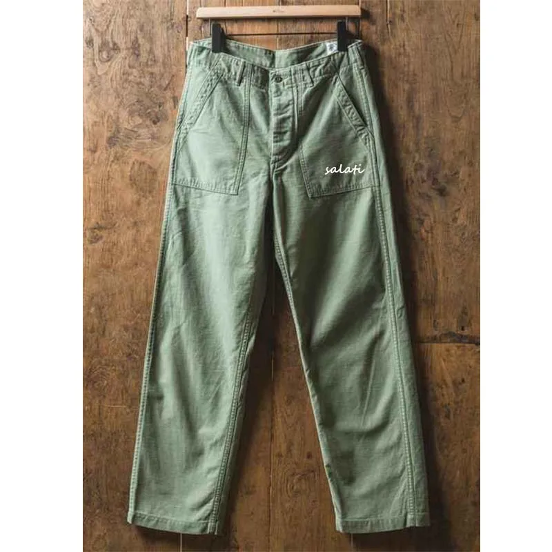 Salati Custom Casual Twill Canvas Cotton Loose Oversized Wide Leg Baggy Mechanic Trousers Carpenter Workwear Work Pant for Men