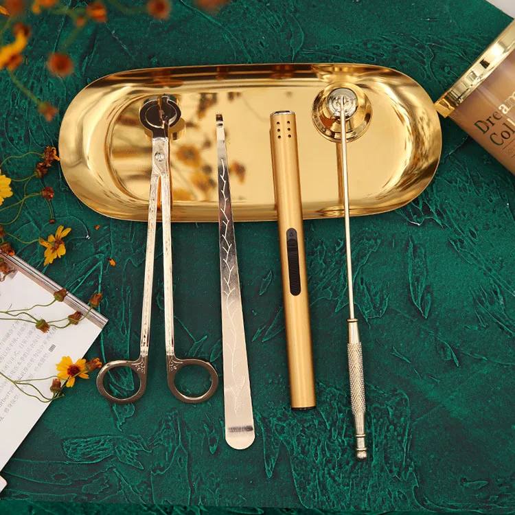 Wholesale Color Wick Snuffer Trimmer Electric Lighter Custom Tool Kit