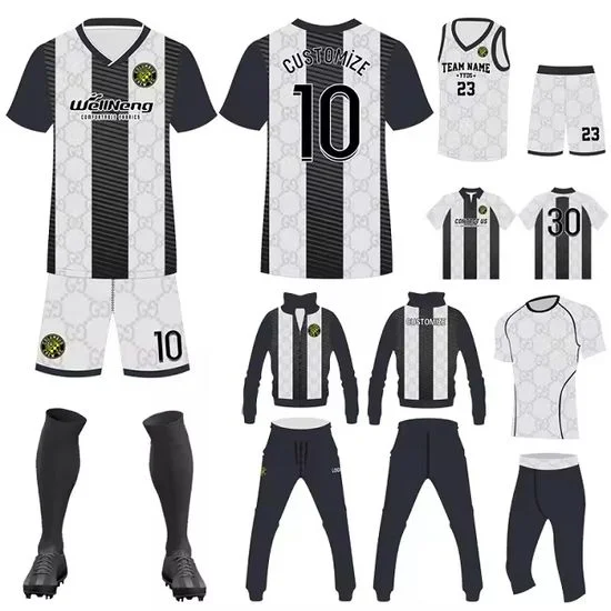 Soccer Jersey Retro Sportswear Custom High Quality Classic Men's Football Jerseys set