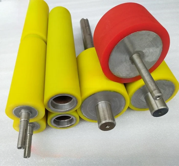 Quick Install Rubber Tire Roller for Sale  Mini Roller 65A-90A Roll