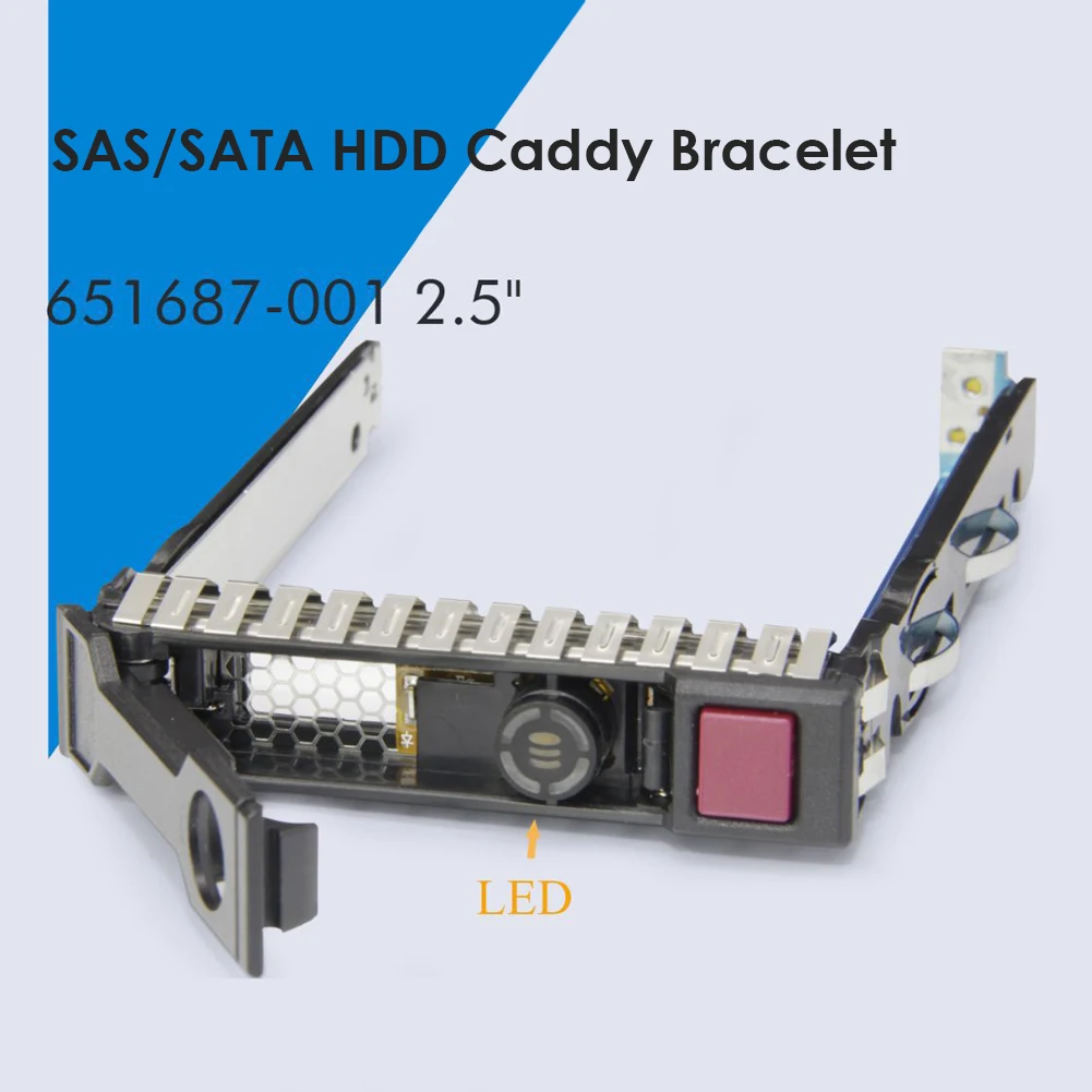 2.5 Inch SFF HDD Caddy For HP ProLiant G8/G9 Servers – DL380p, DL360p, DL360 – 651687-001 / 651699-001 Compatible 3 thumbnail image