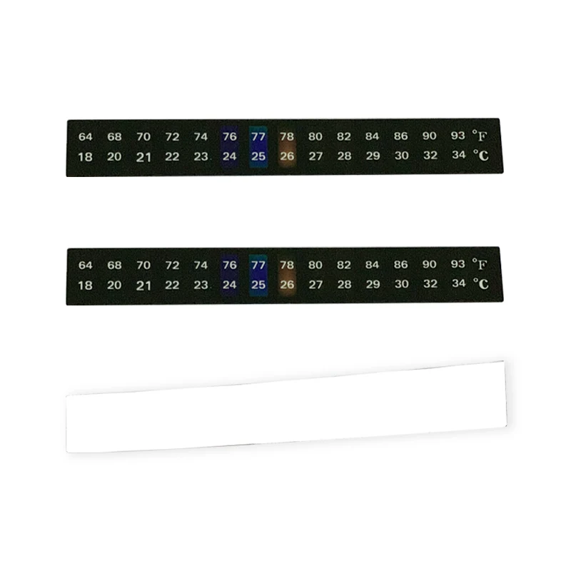 Custom OEM Design Many Kinds Thermochromic Liquid Crystal Thermometer for Aquarium