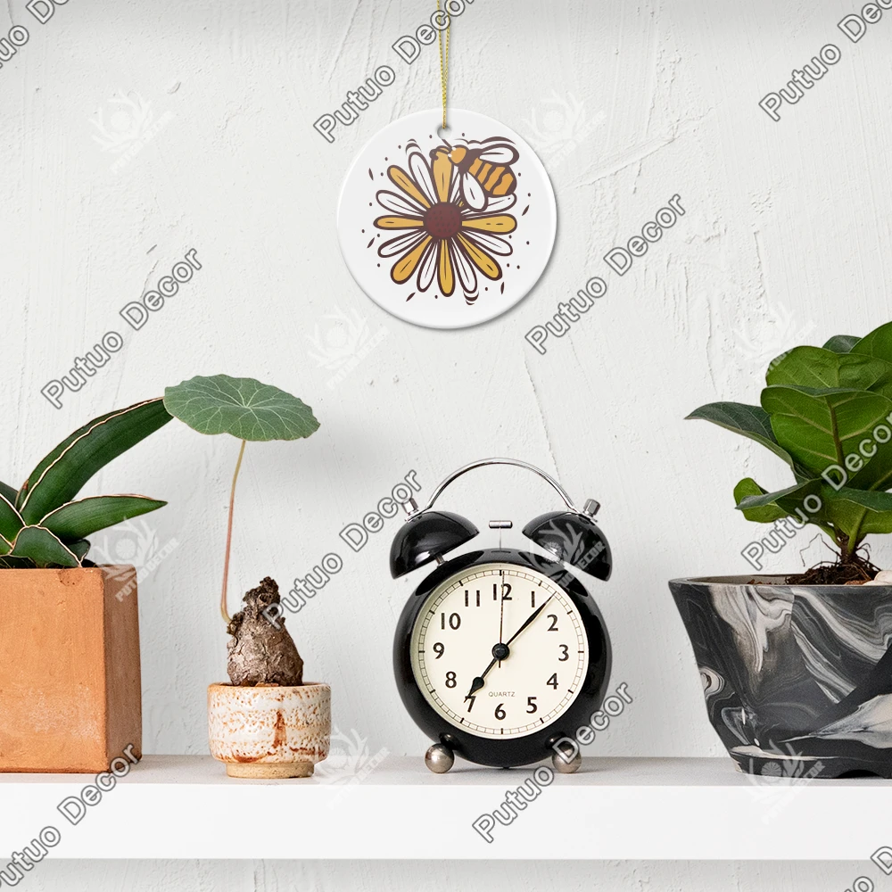 Putuo Decor Cartello 'Si Prega Di Non Bussare' In PVC, Doppio Lato Con Gancio, 25x12 Cm, Per Hotel, SPA, Ufficio, Sessione - 2