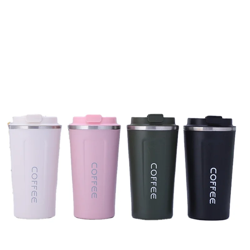 380 ml 510 ml Double Wall Stainless Steel Thermo Coffee Travel Car Tea Beer Milk Mugs Cup with Lid Tumbler Cups in Bulk
