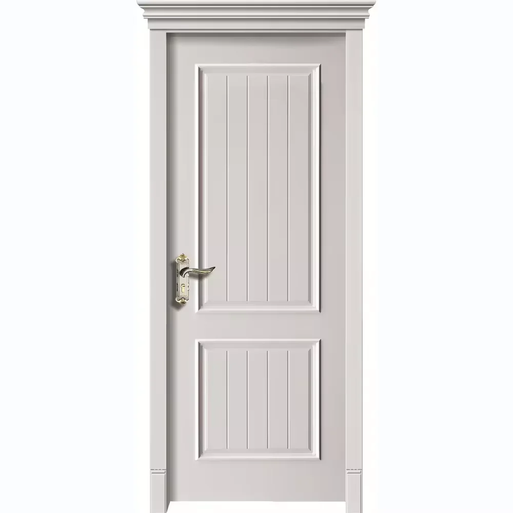 Factory Direct Price Foshan Manufacturer Room Door European Simple Style Interior Doors Wooden Modern for Hotel Projects