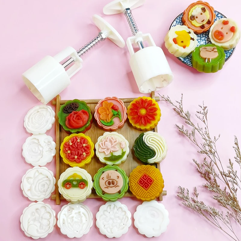 Flower Moon Cake Form Flower Shaped Mooncake Molds Perfect