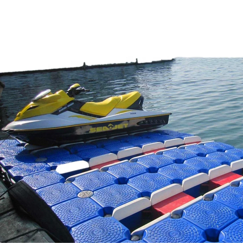 Marina Pile Guide Manufactured Floating Modular Jet Ski Dock Used HDPE  Boat Lift Pontoon