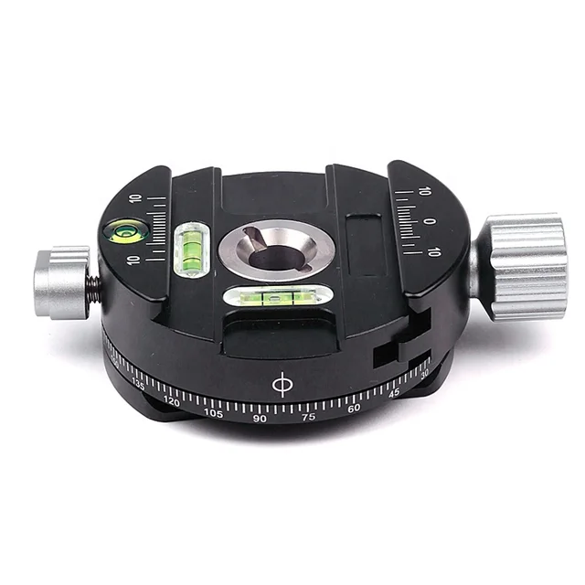 Aluminum 360 Degree Panorama Ball Head With Quick Release Plate Ball Pan Tripod Head Base For Camera Tripod Head Mount