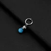 E033-Lake Blue2 (no ear hole earring)