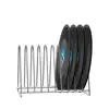 10-slot record display/drying rack