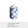 blue aromatherapy candle