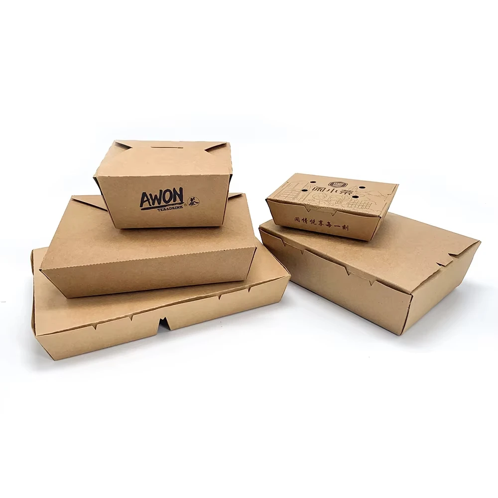 Custom Printed Kraft Paper Lunch Boxes, Soup Bowls & Coffee Cups | Eco ...