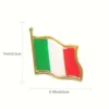 Broche drapeau italien