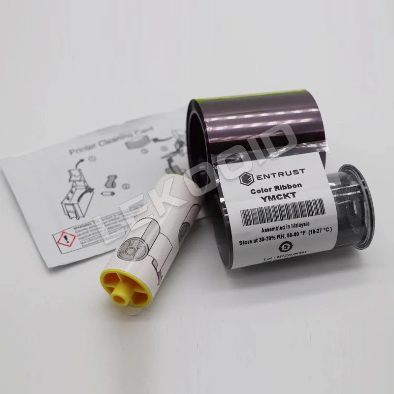 Entrust Sigma DS Series Card printer color ribbon kit YMCKT 525100