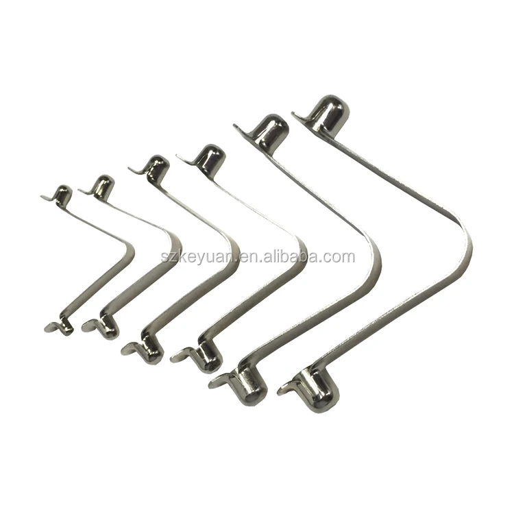 Spring Steel Tube Lock Spring V Shaped Spring Clip Double Button Buy