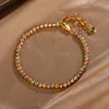 Color gold bracelet: 16cm + 3cm