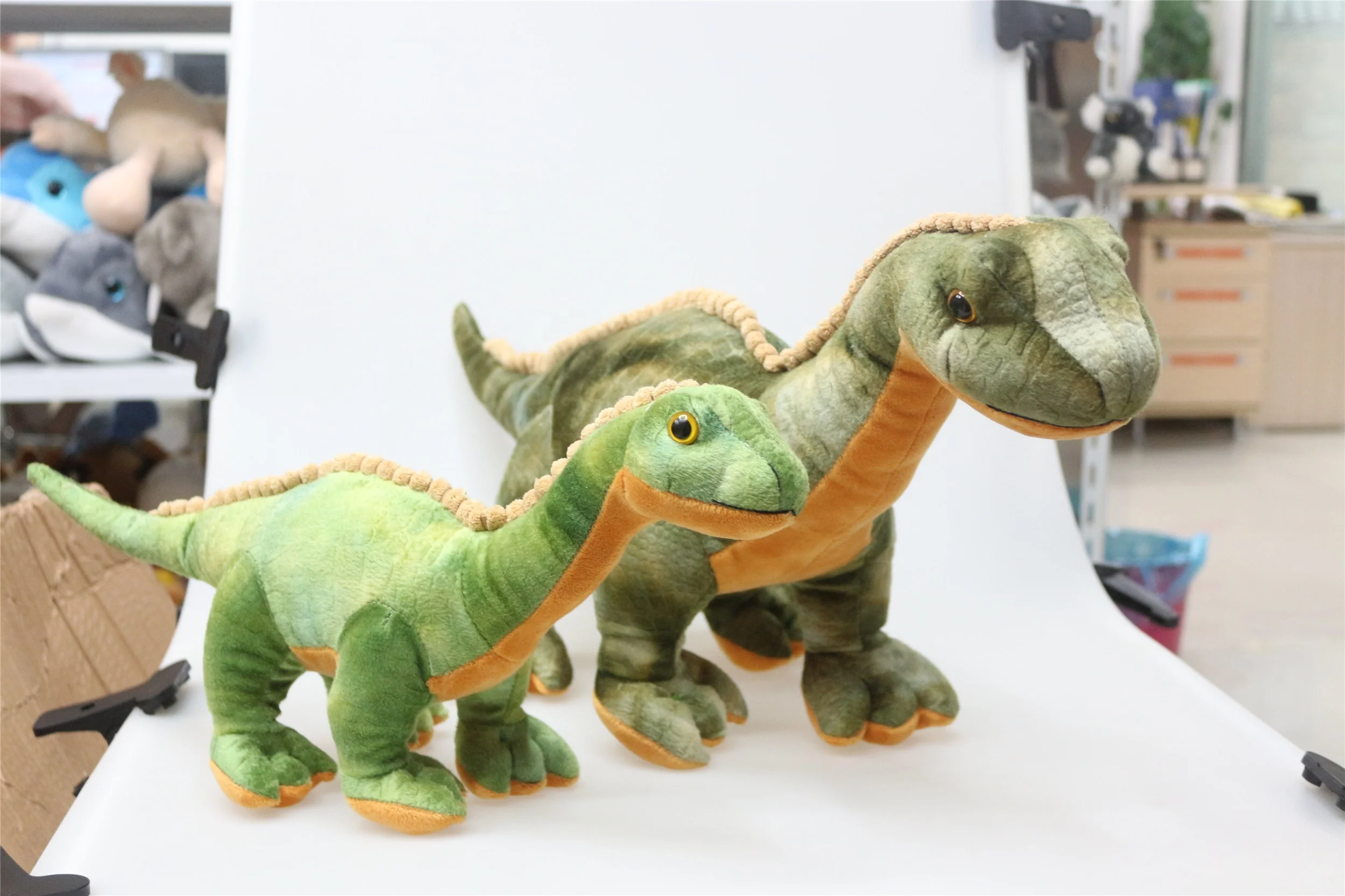 Dinosaurio realista grande de peluche para niños, juguetes de peluche  personalizados, Tiranosaurio Rex, venta al por mayor