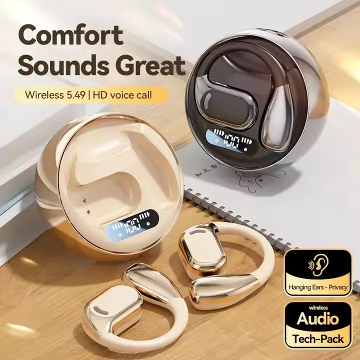 Cuffie wireless ad orecchio aperto Bluetooth 5.2 Black | Leroy Merlin