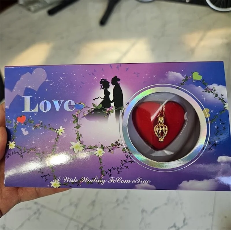 Wholesale Wish Oyster Pearl Necklace Set Freshwater Rice Shape Natural  Color Pearls Pendent Kit Included - Main Image