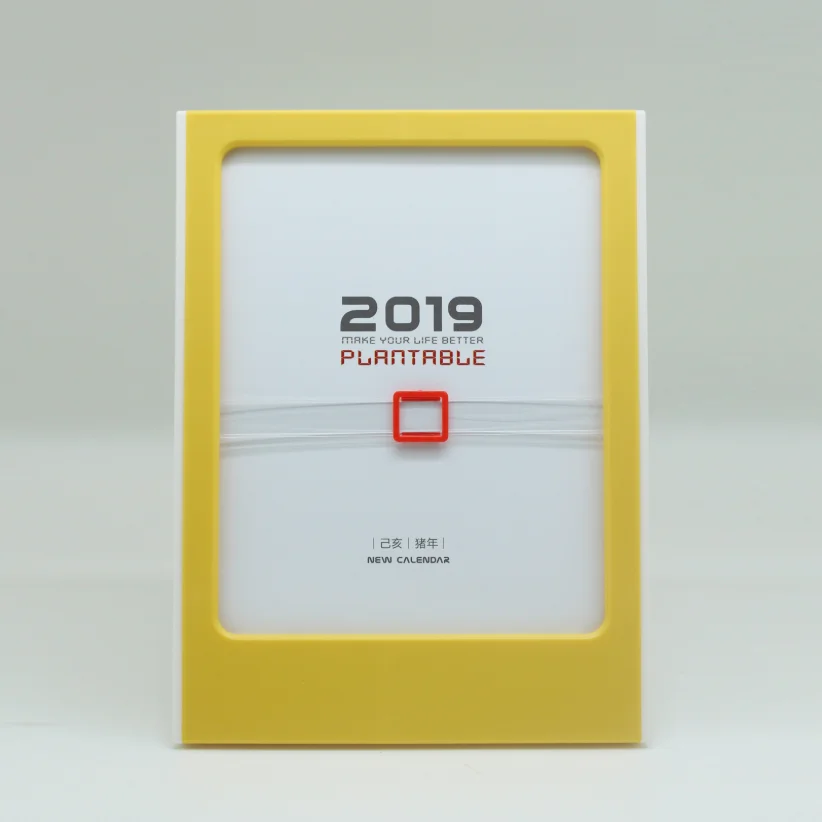 Custom Clear Acrylic Desk Calendar Display Stand with Date Marker Customize Acrylic Desktop Calendar Holder