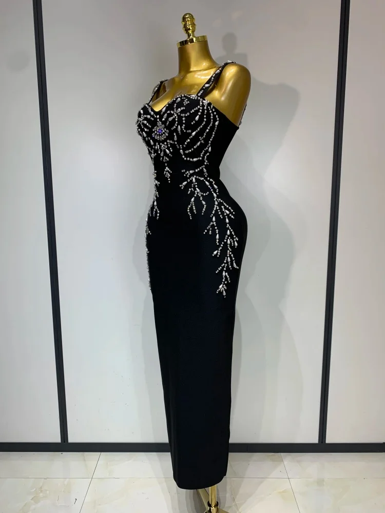 Bandage maxi dress styling