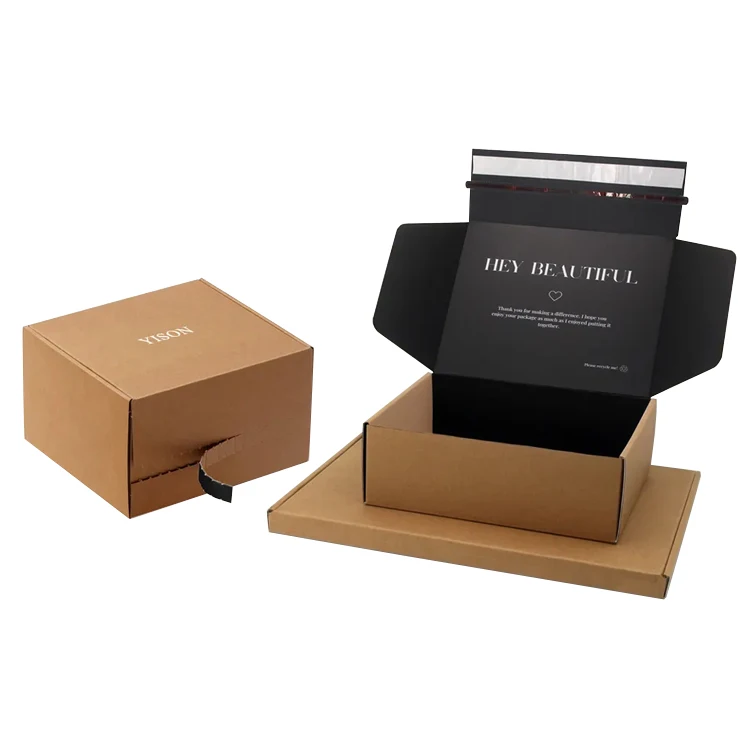 Custom Print Ecommerce Corrugated Paper Boxes - Recycled
