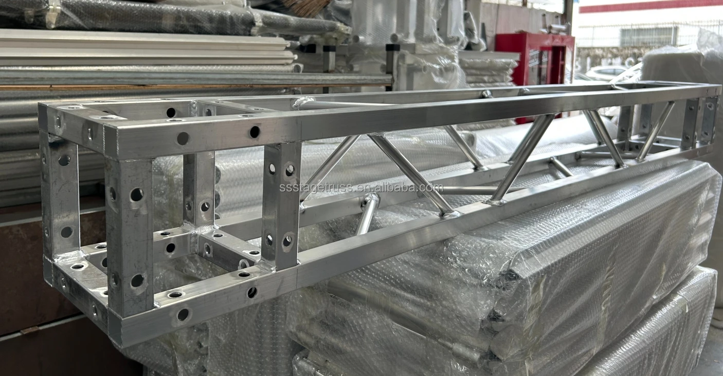 product aluminum alloy durable small exhibition truss advertising background display truss structure-9